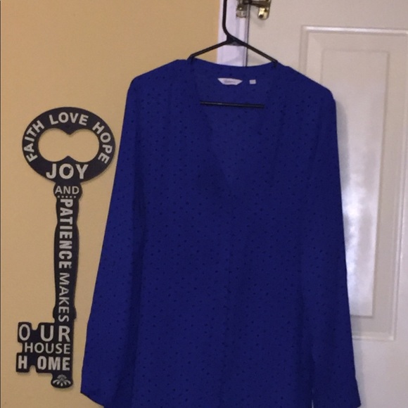 Reitman’s Gorgeous Blue Button Down Shirt Dress - Picture 6 of 10